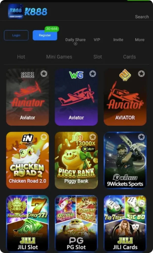 k888 game